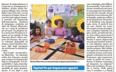 DA IL GIORNALE DI VICENZA: “L’ABBRACCIO DI SILVANA AI BAMBINI DEL MONDO”