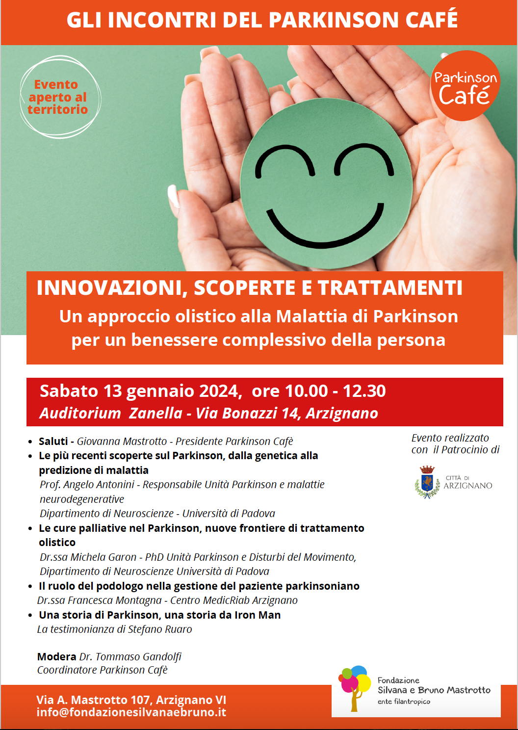 Innovazioni scoperte trattamenti_Parkinson Café_locandina